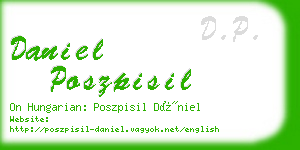 daniel poszpisil business card